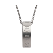 Maison Margiela Numerical Band Ring Necklace Silver