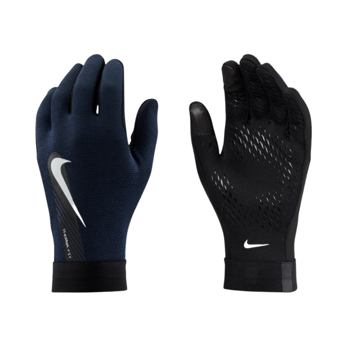 DQ6071-011 Nike Therma-Fit Academy Football Gloves Navy