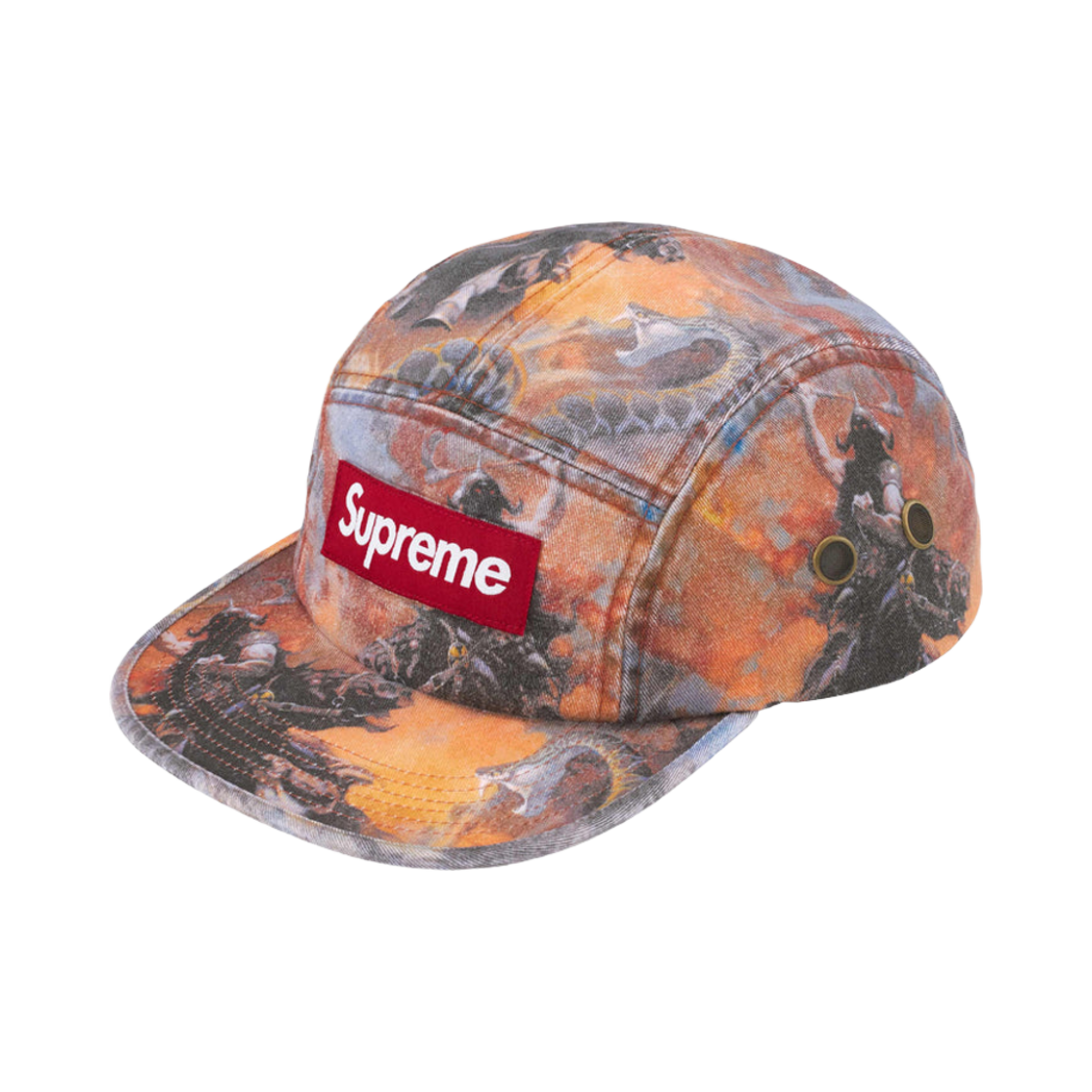 - Supreme Frazetta Camp Cap Orange - 24FW
