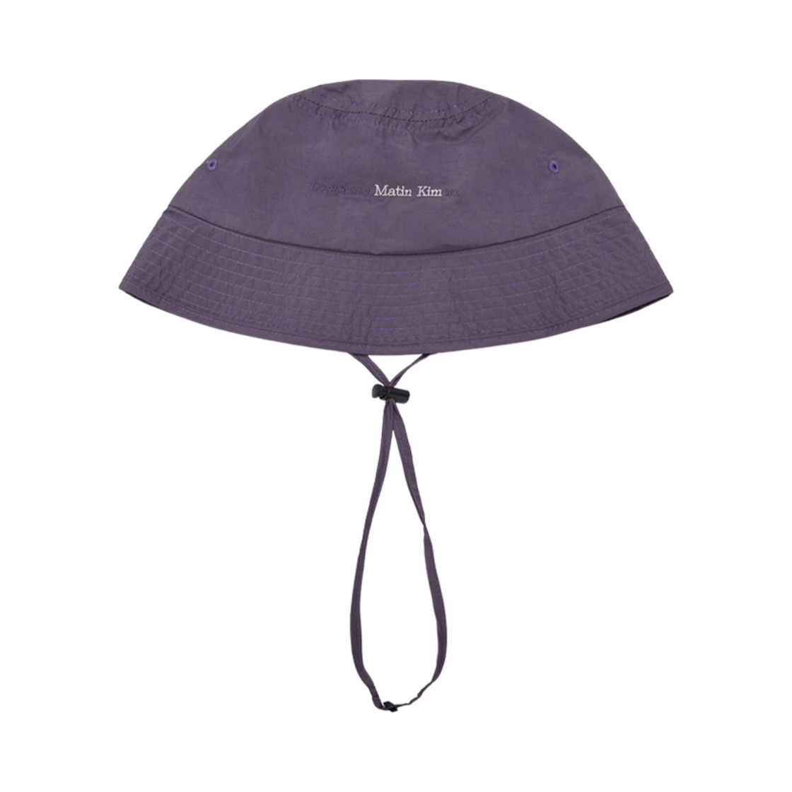 Matin Kim☆MATIN STITCH SAFARI BUCKET HAT MATIN STITCH SAFARI BUCKET HAT IN CHARCOAL - MATINKIM