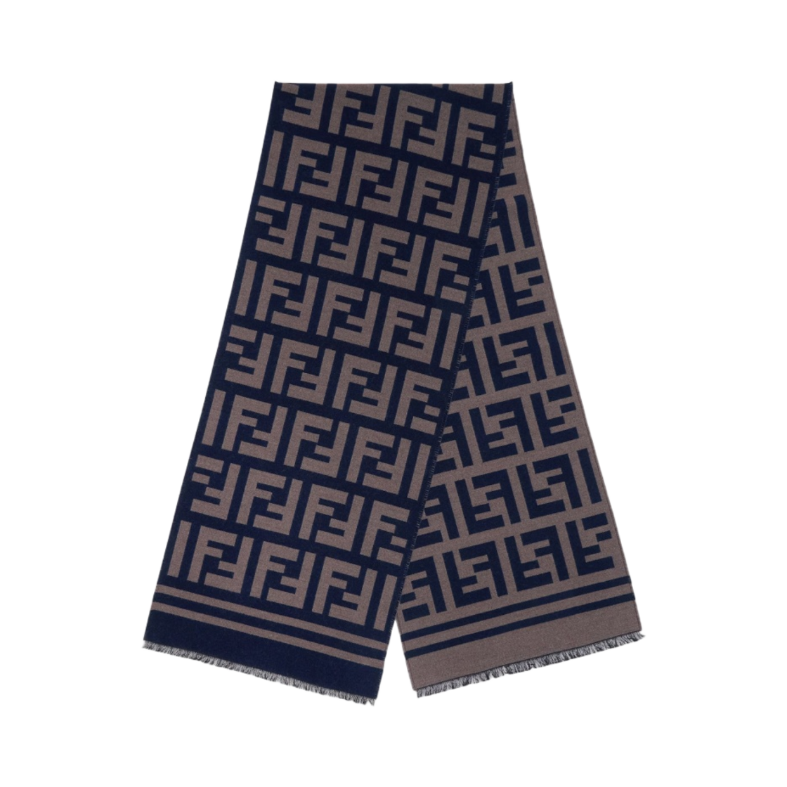 FXS424A3Q1F078C Fendi Silk and Wool Scarf Multicolor