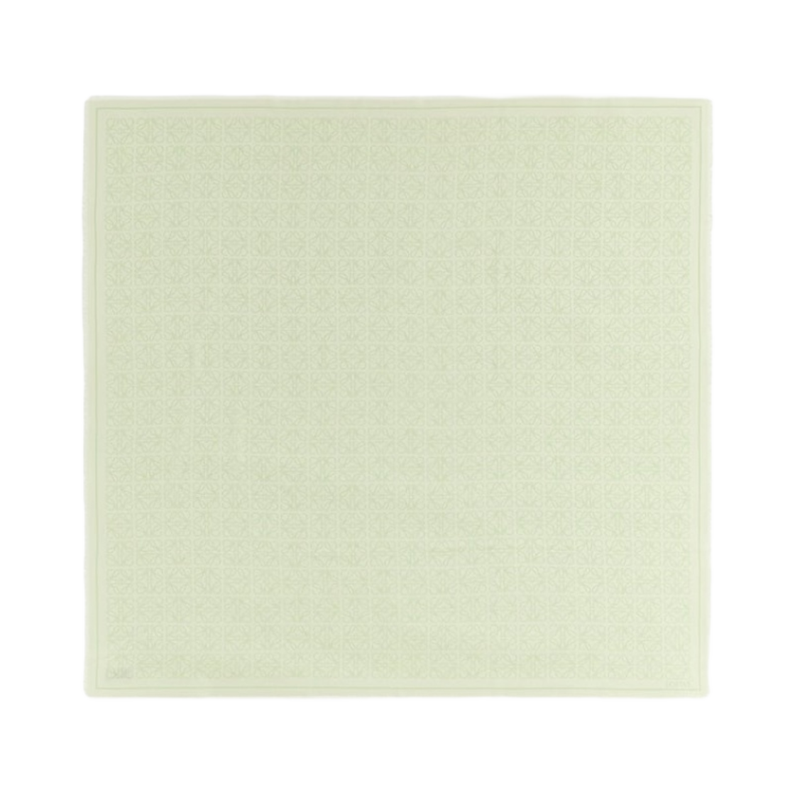 로에베 아나그램 스카프 인 울 앤 실크 페일 셀라돈 글레이즈(Loewe Anagram Scarf In Wool and Silk Pale Celadon Glaze) - 1