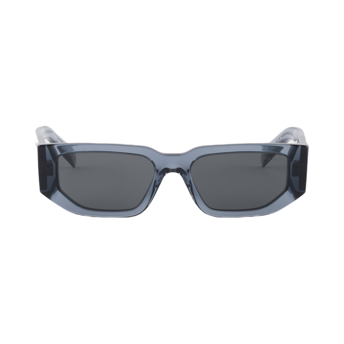 프라다 선글라스 트라이앵글 로고 슬레이트 그레이 렌즈(Prada Sunglasses with Triangle Logo Slate Gray Lenses)