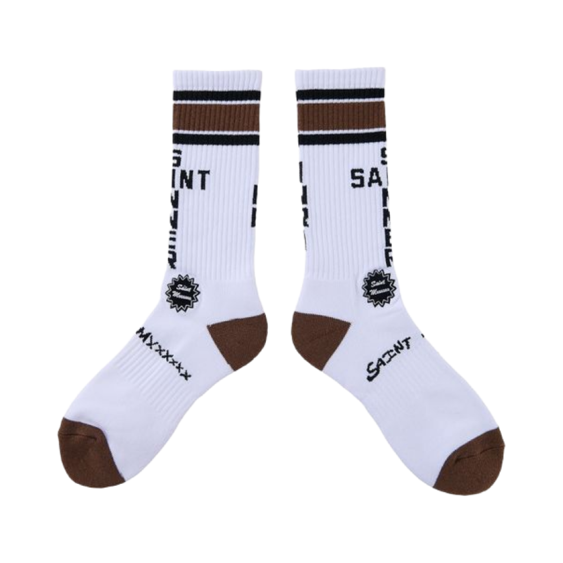 HR8-0000-109 Saint Mxxxxxx Saint Sinner Socks Brown - 25SS
