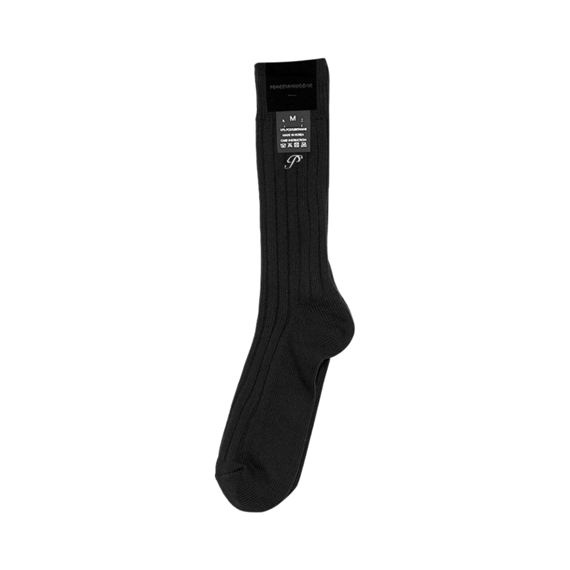 PMOAC065WT Peaceminusone Socks #5 White Black
