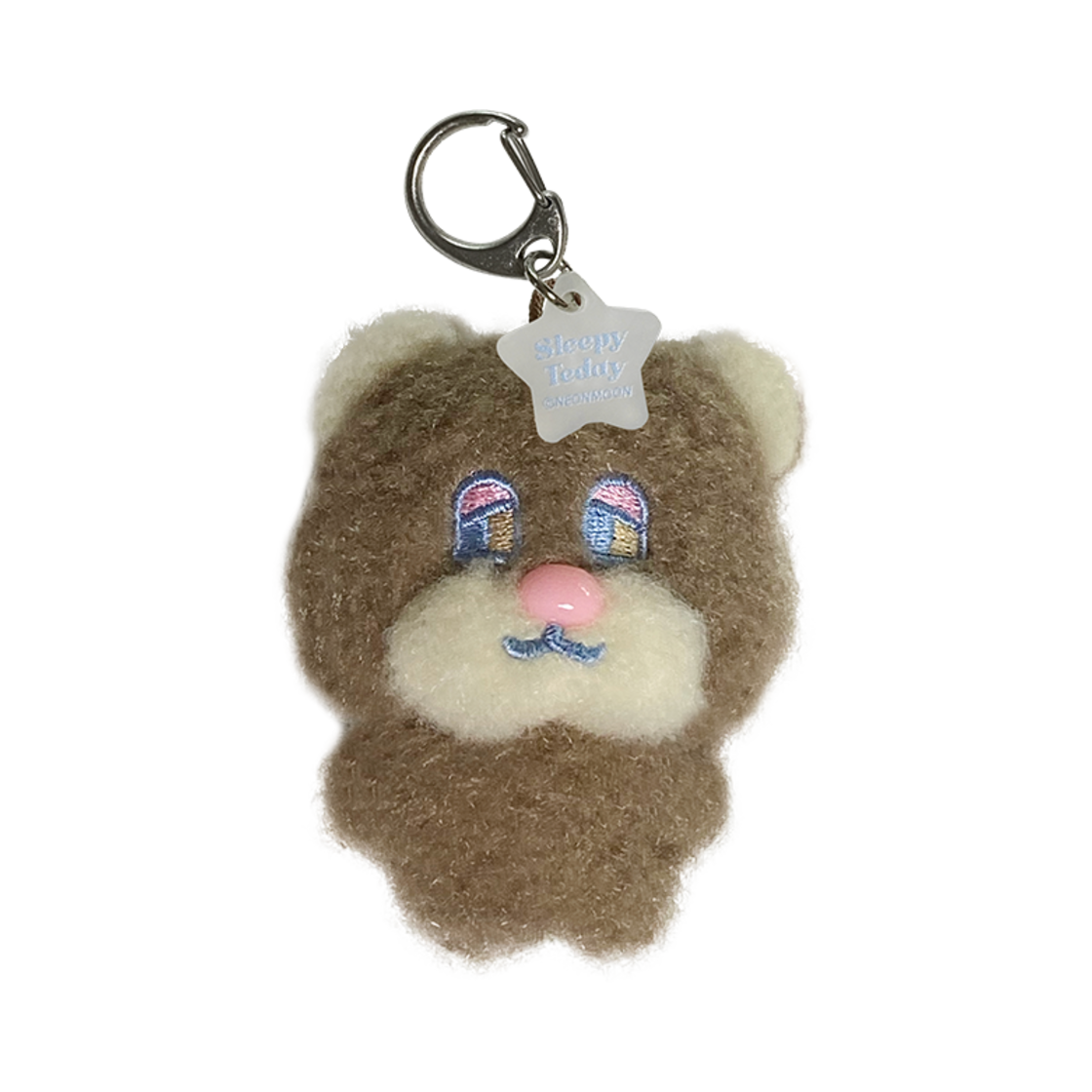 mini_teddy_br The NEONMOON mini Sleepy Teddy Keyring Choco