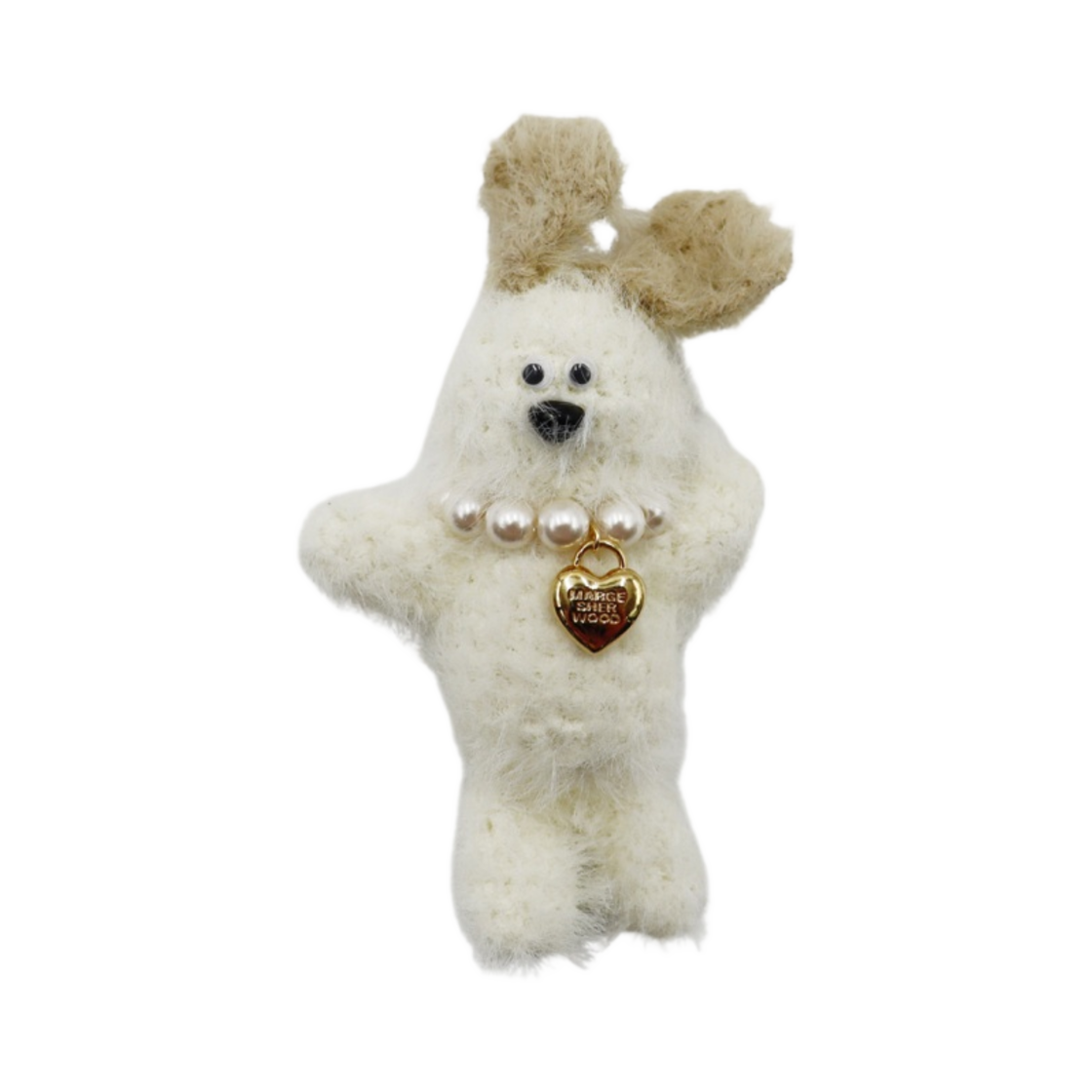 마지셔우드 우드 베이비 키링 화이트