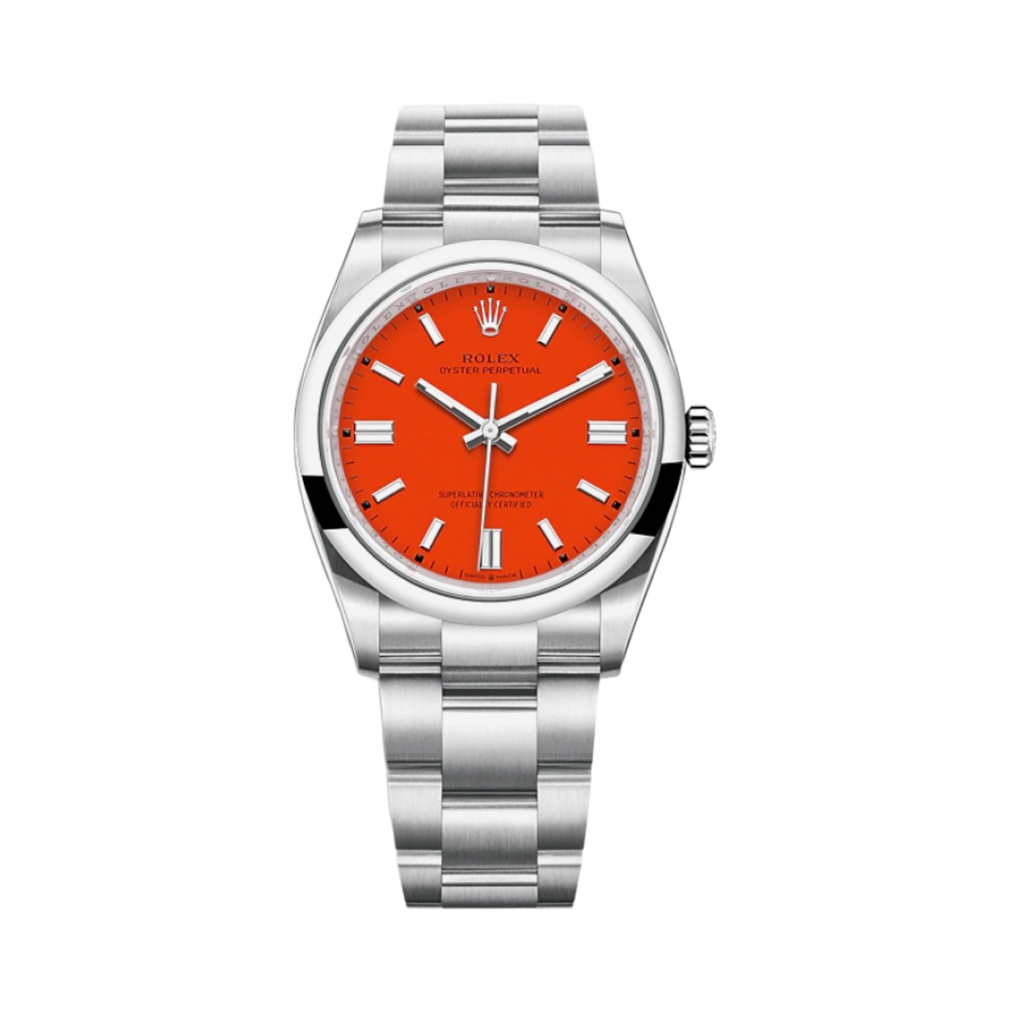 롤렉스 오이스터 퍼페추얼 36mm 126000 코랄 레드 오이스터(Rolex Oyster Perpetual 36mm 126000 Coral Red Oyster)