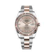 Rolex Datejust 41mm 126331 Sun Dust Diamond-Set Oyster