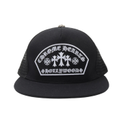 Chrome Hearts King Taco Mesh Trucker Hat Black