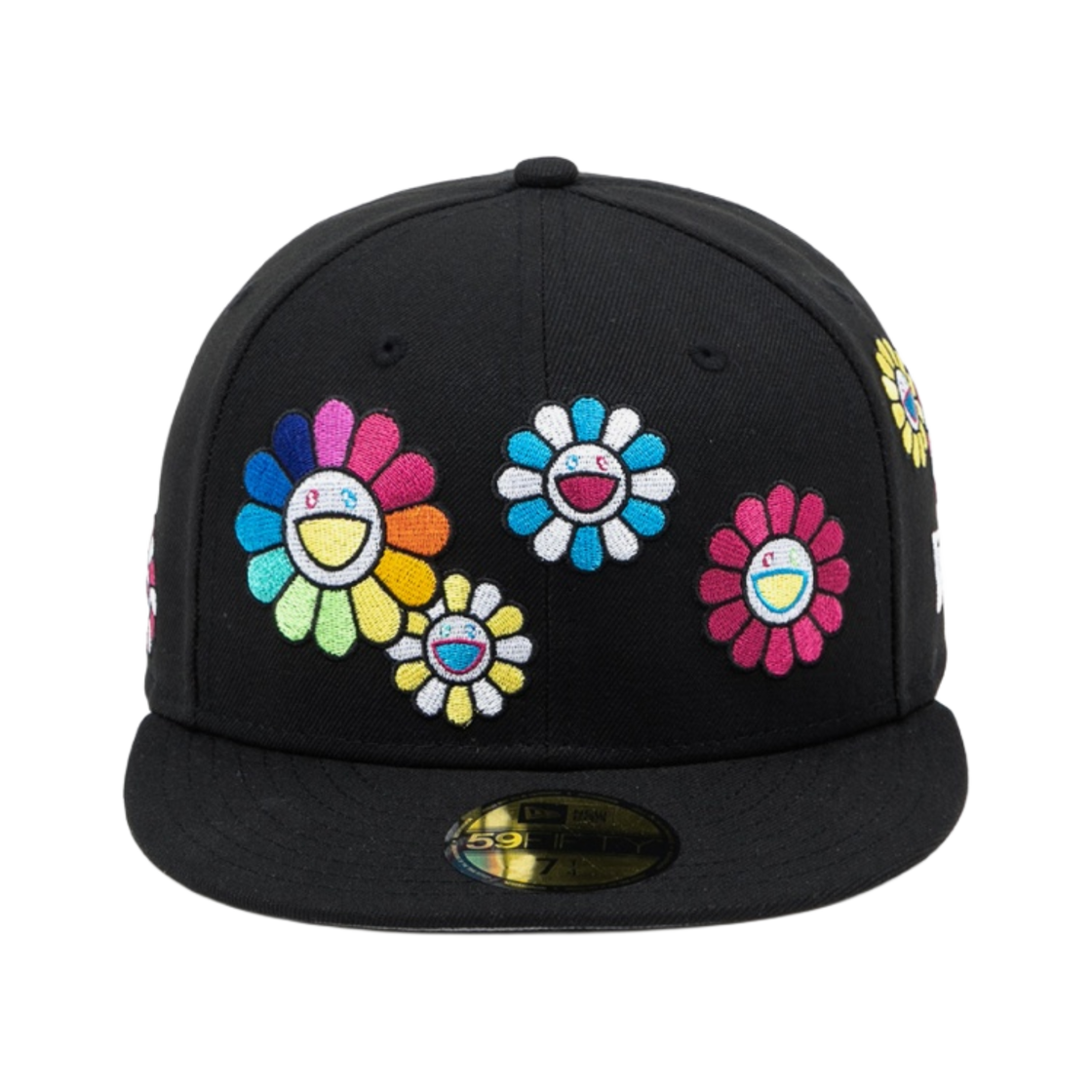 뉴에라 x 무라카미 타카시 오하나 올 오버 사이즈 캡 블랙(New Era x Murakami Takashi Ohana All Over Sized Cap Black) - 3