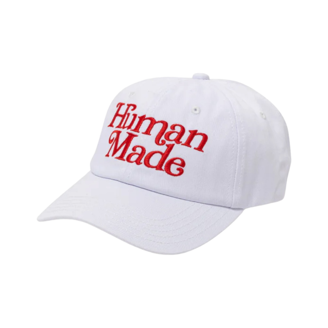 휴먼 메이드 x 베르디 걸스 돈 크라이 6 패널 캡 #2 화이트(Human Made x Verdy Girls Don't Cry 6 Panel Cap #2 White)