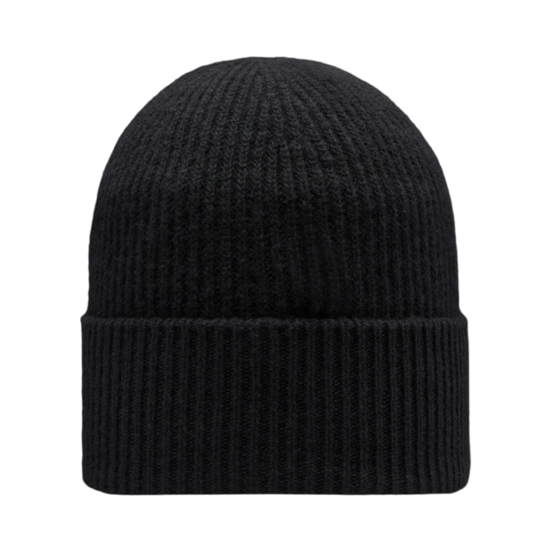 몽클레르 캐시미어 블렌드 로고 비니 블랙 - 22FW(Moncler Cashmere Blend Logo Beanie black - 22FW) - 2