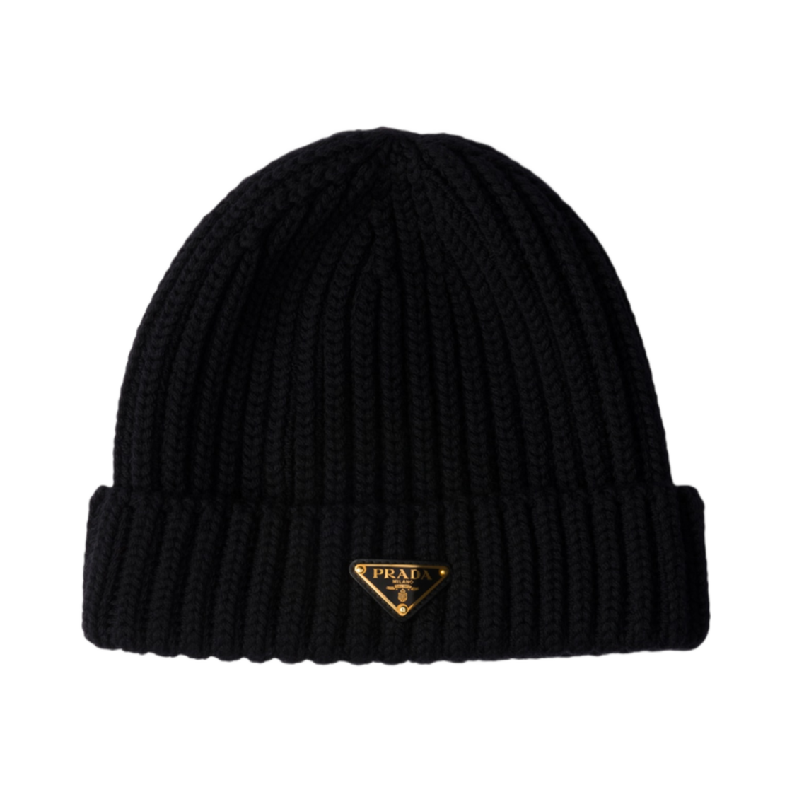 1HC390-2DZL-F0002 Prada Wool Beanie Black