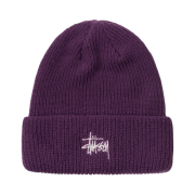 Stussy Basic Cuff Beanie Purple 2021