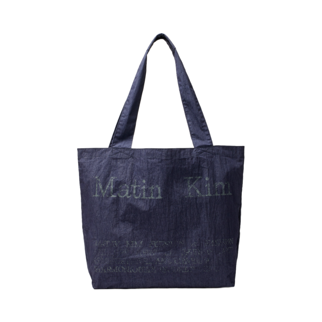 エコバッグ [MATINKIM]matin vintage ecobag in dark khaki MATIN VINTAGE ECOBAG IN DARK KHAKI - MATINKIM