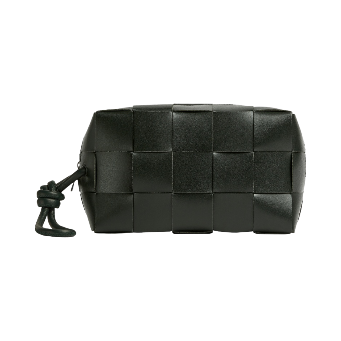 742459VBWD23009 Bottega Veneta Cassette Travel Pouch Dark Green