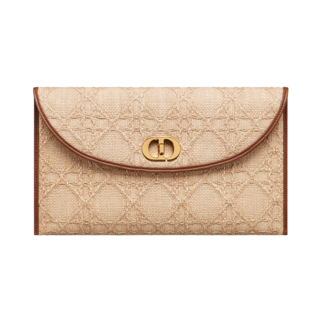 디올 30 몽테뉴 에비뉴 파우치 플랩 내츄럴 까나쥬 라피아(Dior 30 Montaigne Avenue Pouch Flap Natural Cannage Raffia) - 1