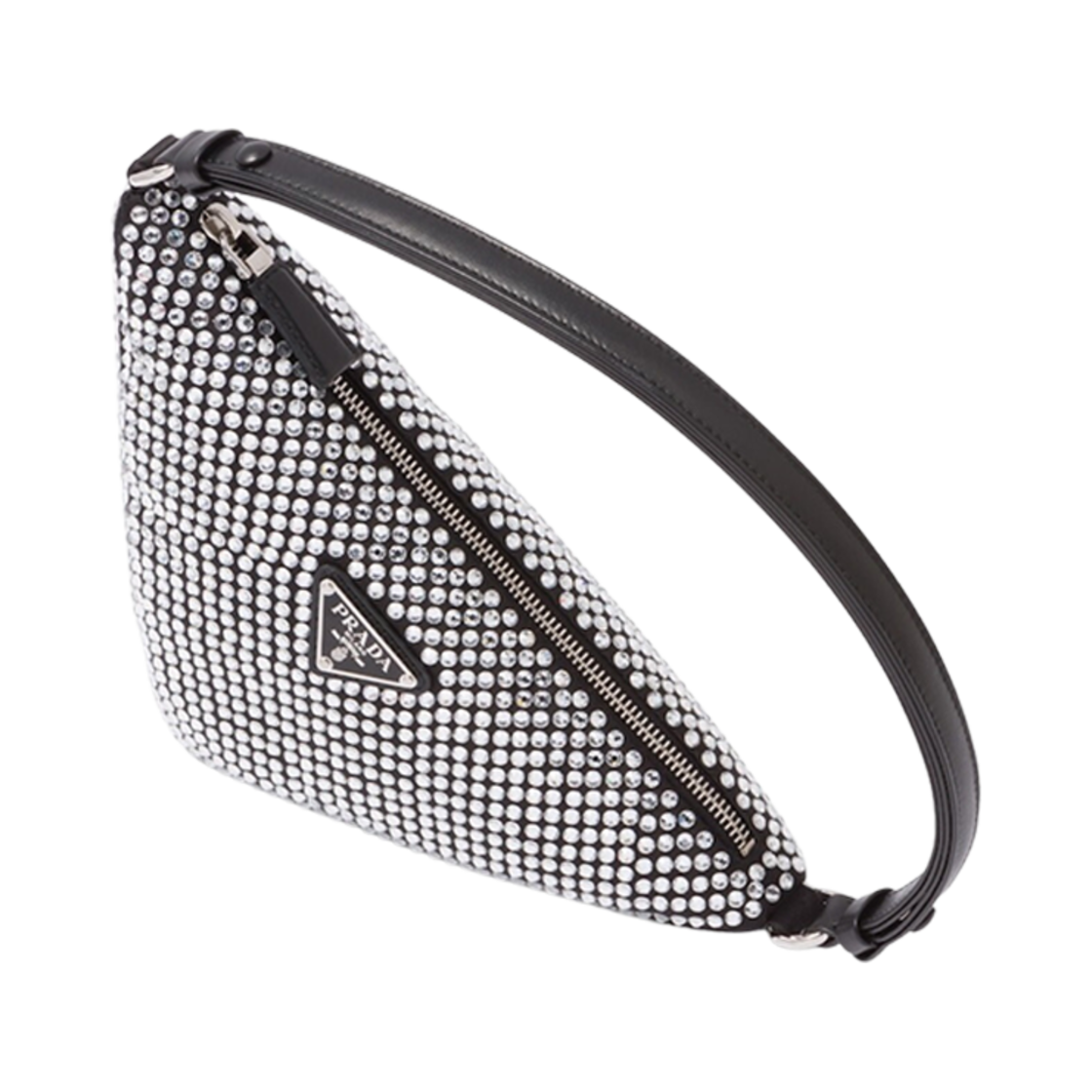 프라다 크리스탈 스터드 사틴 파우치 크리스탈(Prada Crystal-Studded Satin Pouch Crystal) - 2