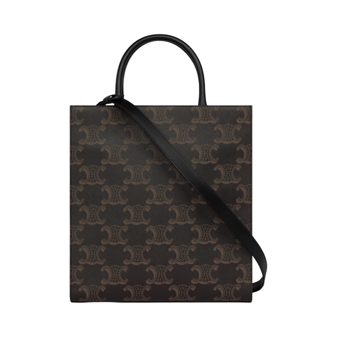 셀린느 트리옹프 캔버스 XL 미디움 버티컬 카바스 셀린느 프린트 블랙(Celine Medium Vertical Cabas in Triomphe Canvas XL with Celine Print Black) - 3