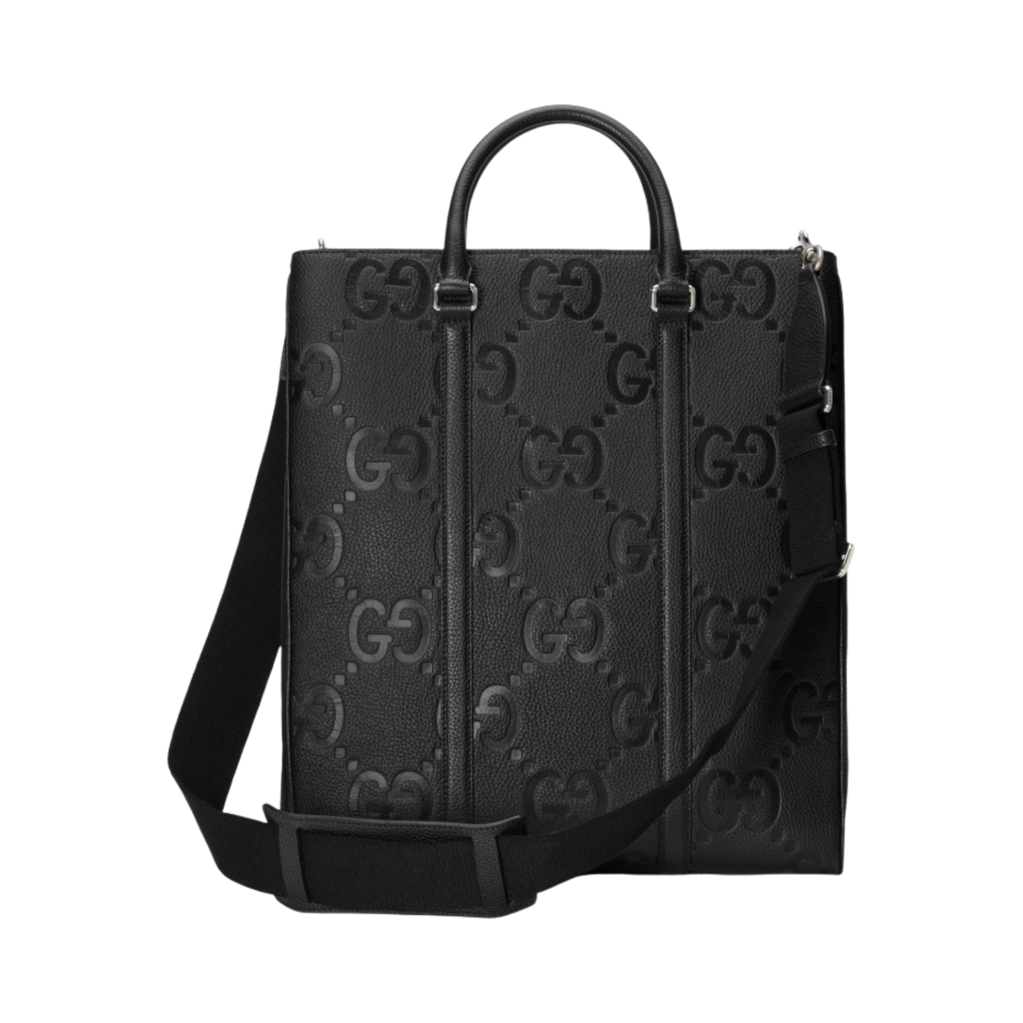구찌 점보 GG 미디움 토트백 블랙(Gucci Jumbo GG Medium Tote Bag Black) - 3