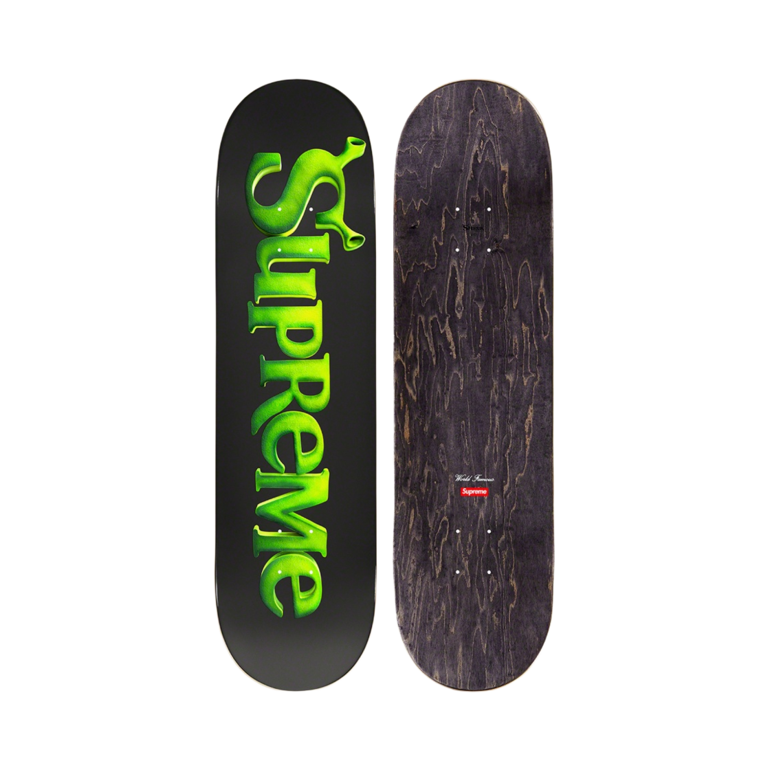 슈프림 슈렉 스케이트보드 덱 블랙 - 21FW(Supreme Shrek Skateboard Deck Black - 21FW) - 1