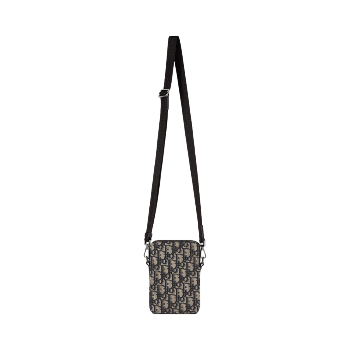 디올 메신저 파우치 베이지 & 블랙 오블리크 자카드(Dior Messenger Pouch Beige & Black Oblique Jacquard) - 2