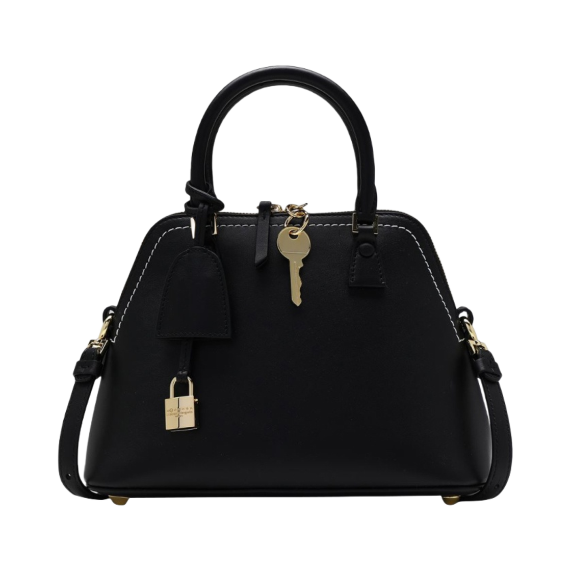 메종 마르지엘라 5AC 미니백 블랙 골드