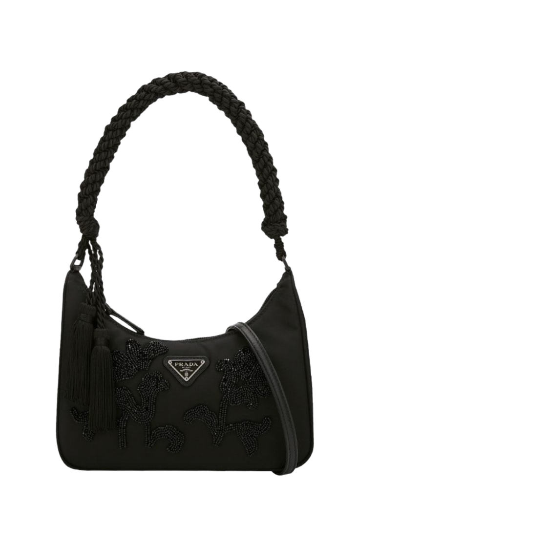1BC204-2DJL-F0002 Prada Nylon Mini Bag Black