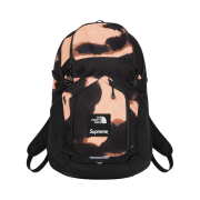 Supreme x The North Face Bleached Denim Print Pocono Backpack Black - 21FW