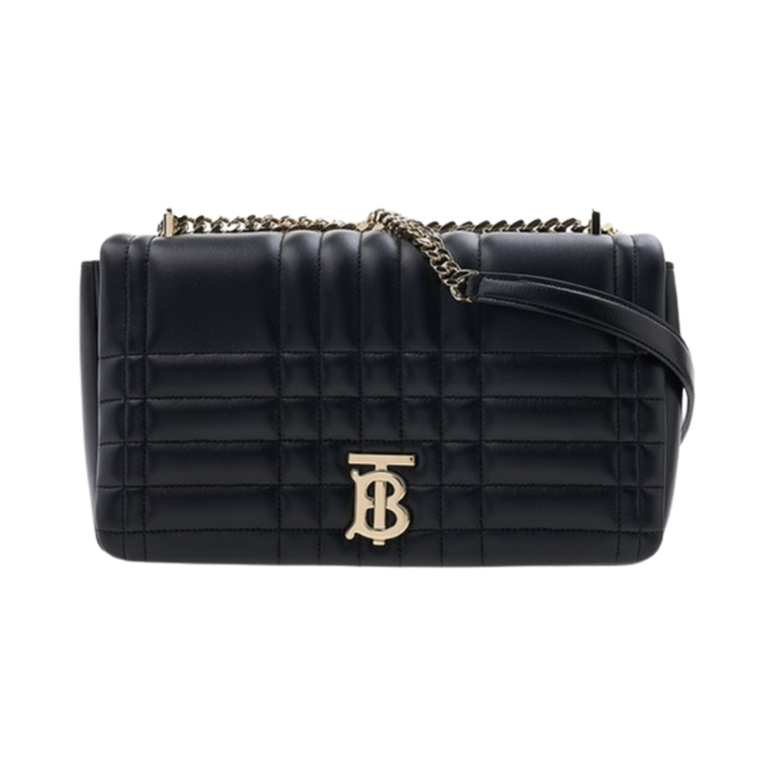 버버리 TB 퀼팅 롤라 숄더백 블랙(Burberry TB Quilting Lola Shoulder Bag Black) - 1
