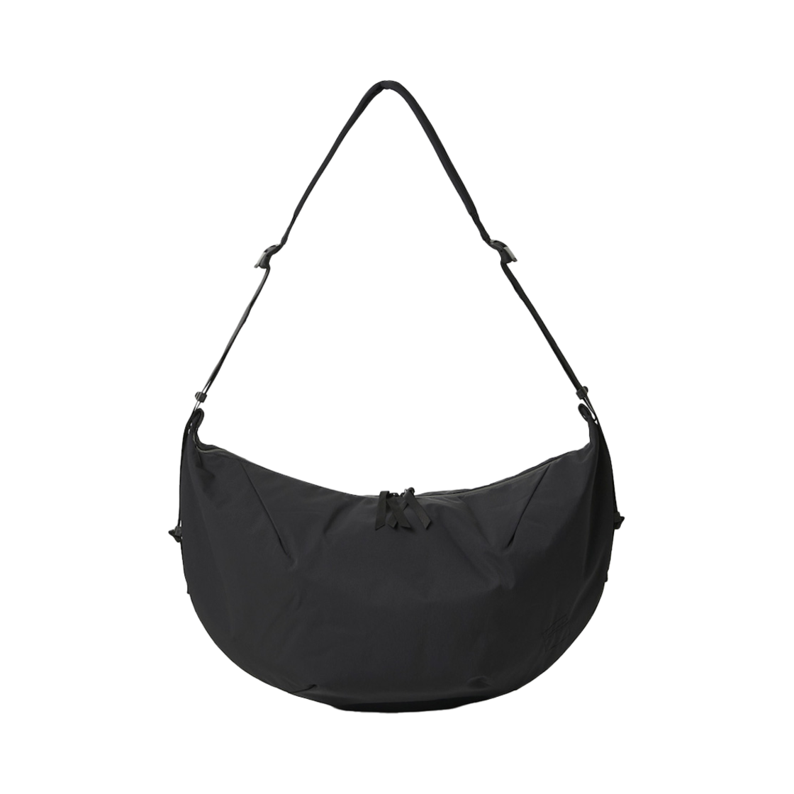 P000BIVU BLANKOF MT 35 Large Crescent Bag With Graphpaper Black