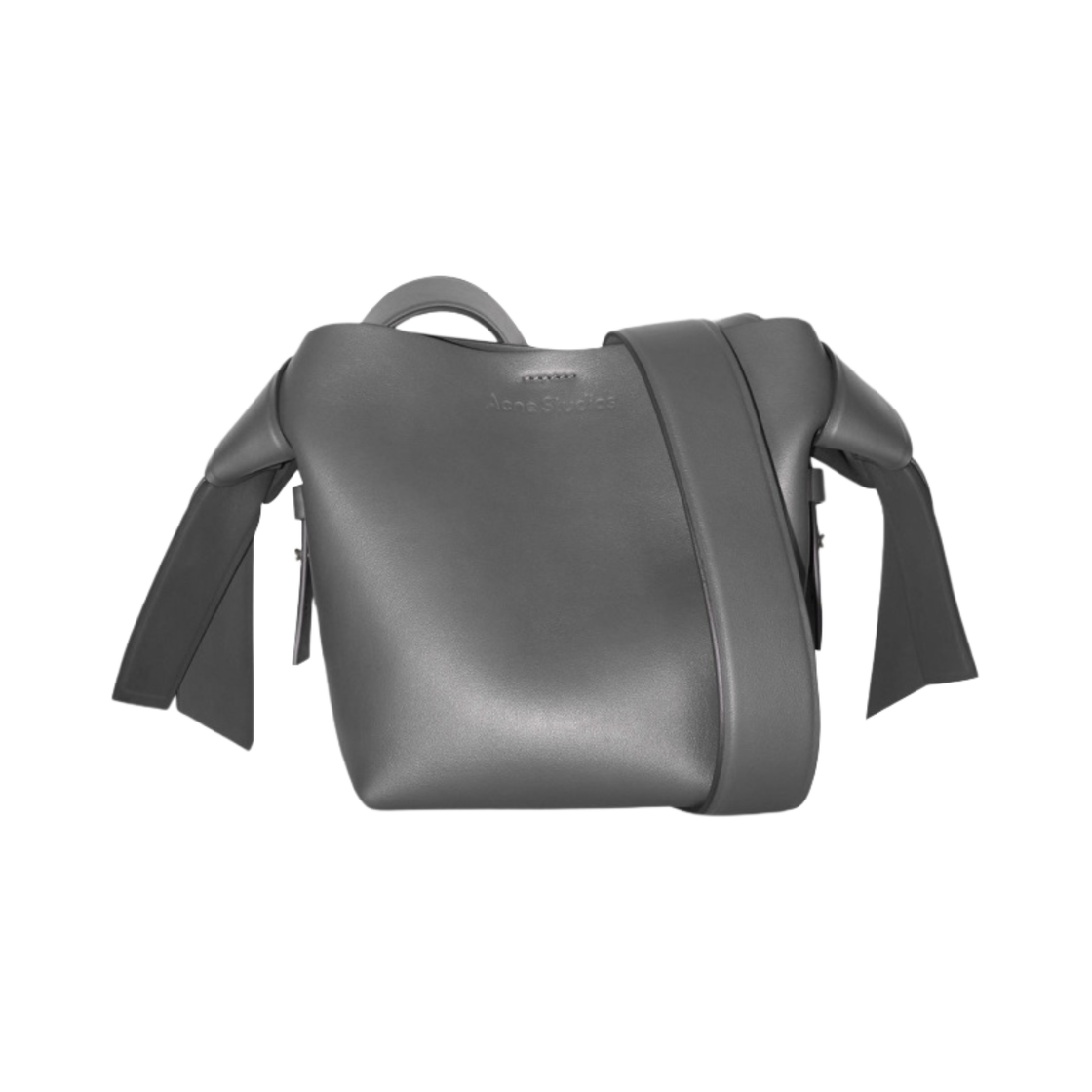 아크네 스튜디오 무스비 미니 숄더백 다크 그레이(Acne Studios Musbi Mini Shoulder Bag Dark Grey)