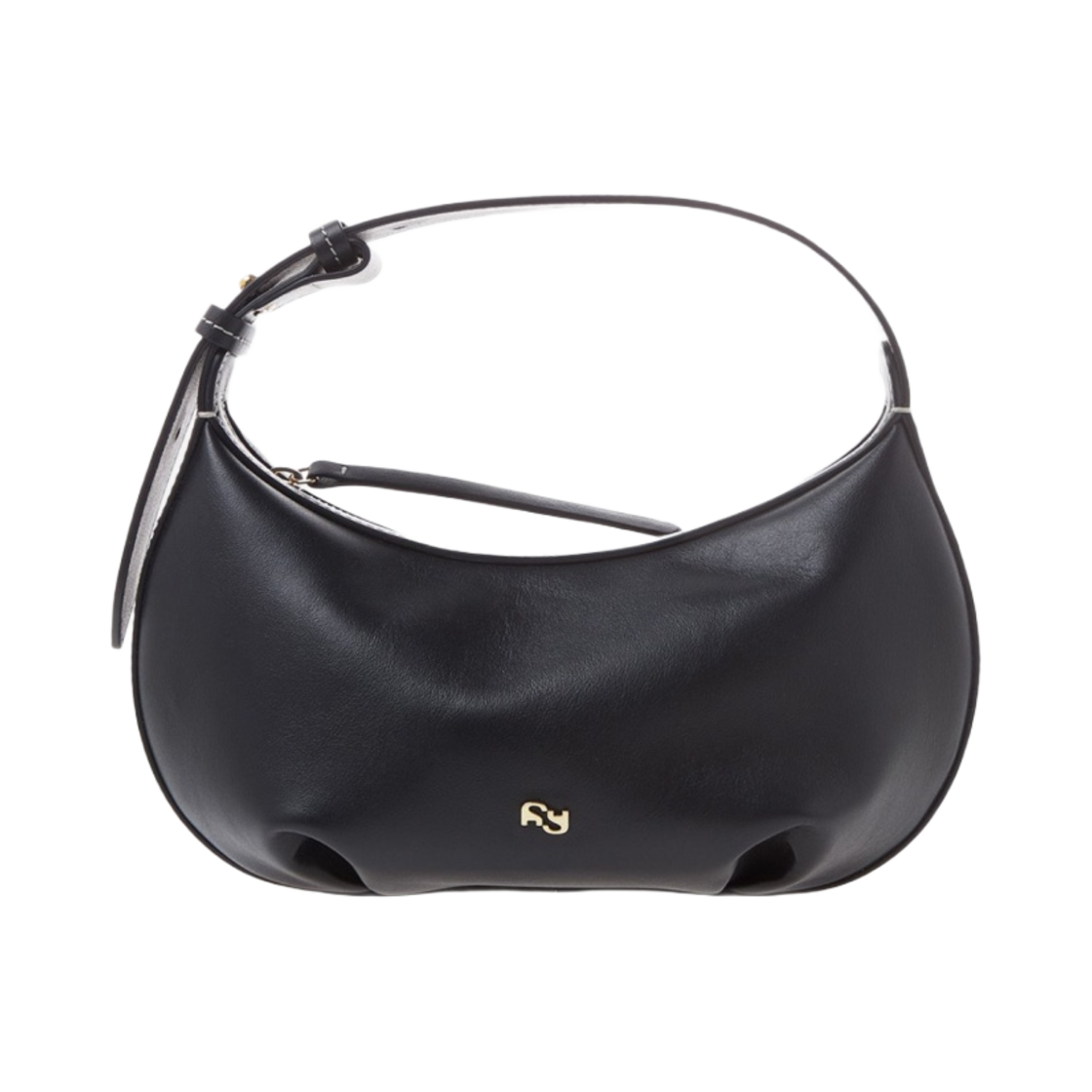 YUZCO-HB-PF-00 Yuzefi Puffed Shoulder Bag Black