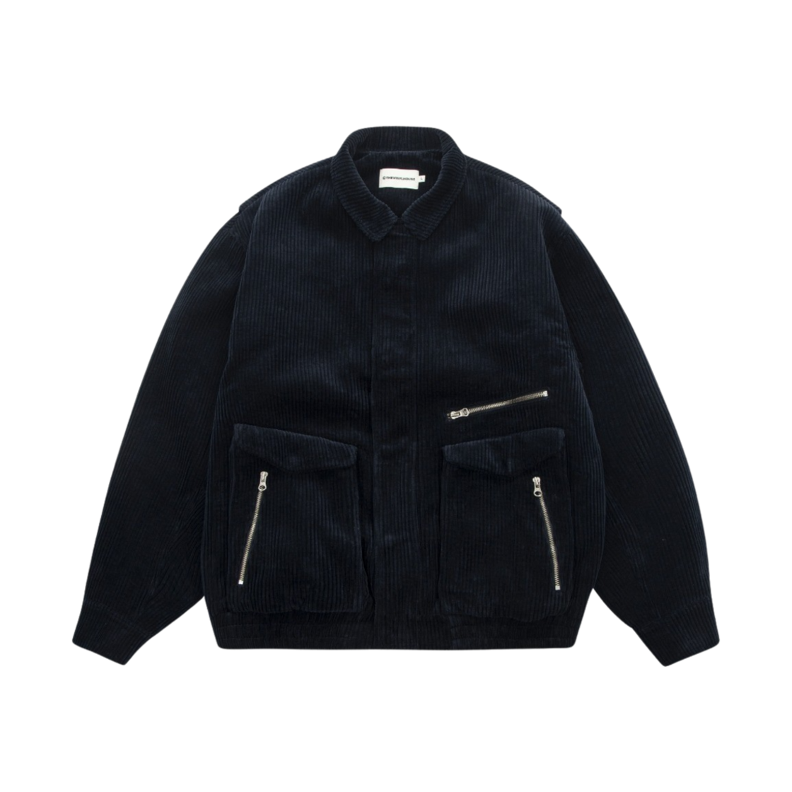 더바이닐하우스 코듀로이 블루종 네이비