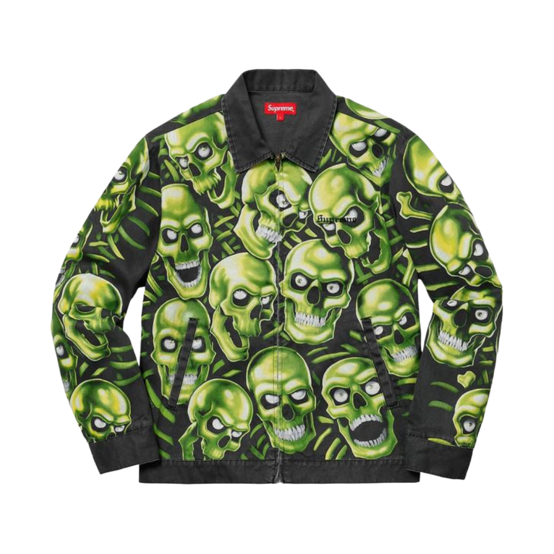 슈프림 스컬 파일 워크 자켓 그린 - 18SS(Supreme Skull Pile Work Jacket Green - 18SS)