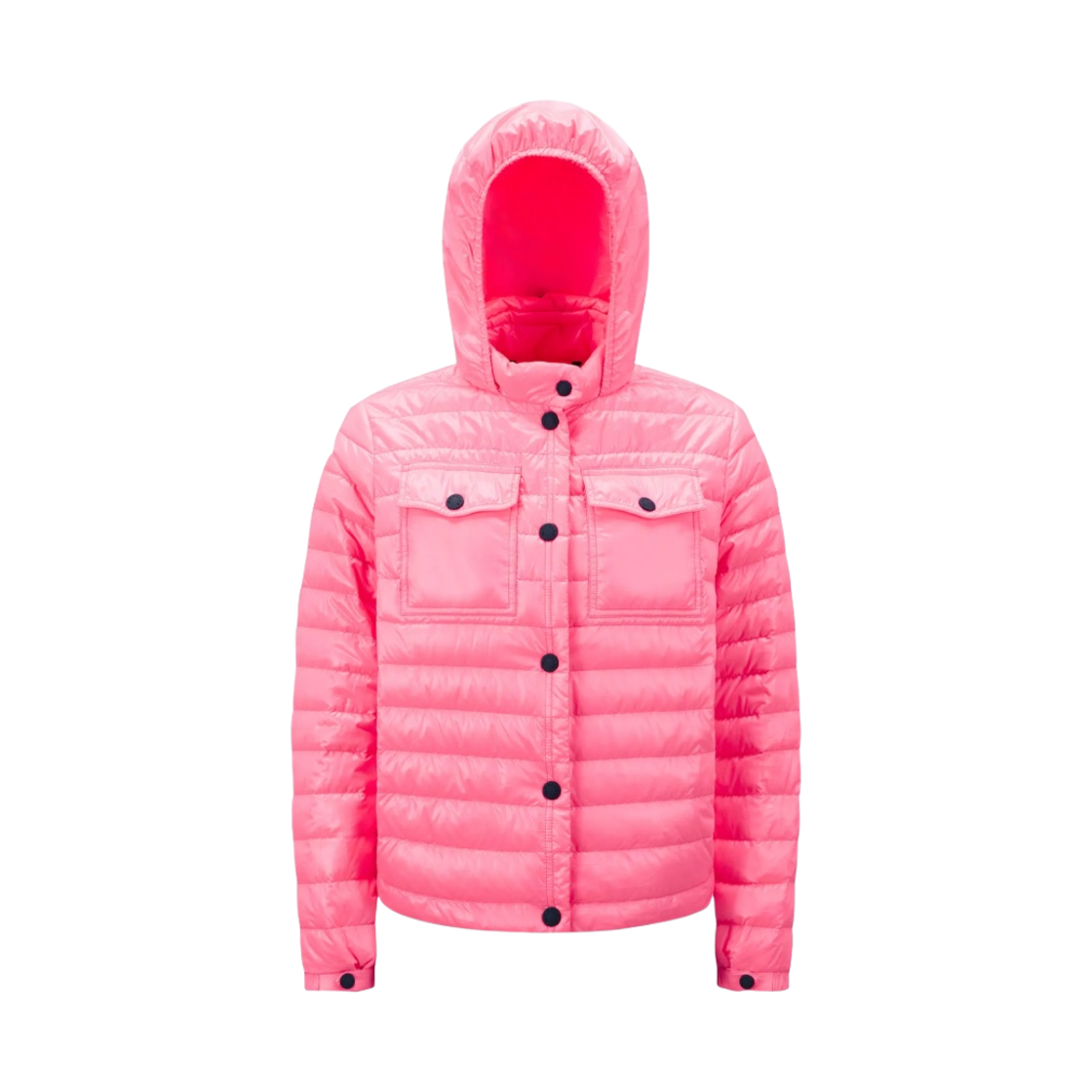 (W) 몽클레르 뱅지에 쇼트 다운 자켓 핑크 - 23SS((W) Moncler Vinzier Short Down Jacket Pink - 23SS) - 1