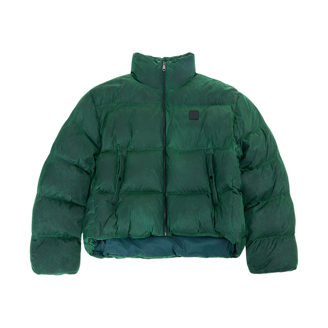 BLAFWDW08GN Ader Error Decal Logo Puffer Jacket Green