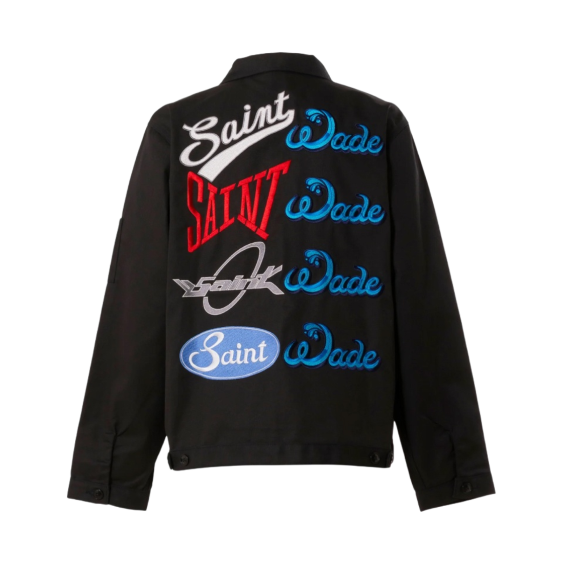 S23-0000-132 Saint Mxxxxxx x Wade Exclusive Nubian St Wade Jacket Black