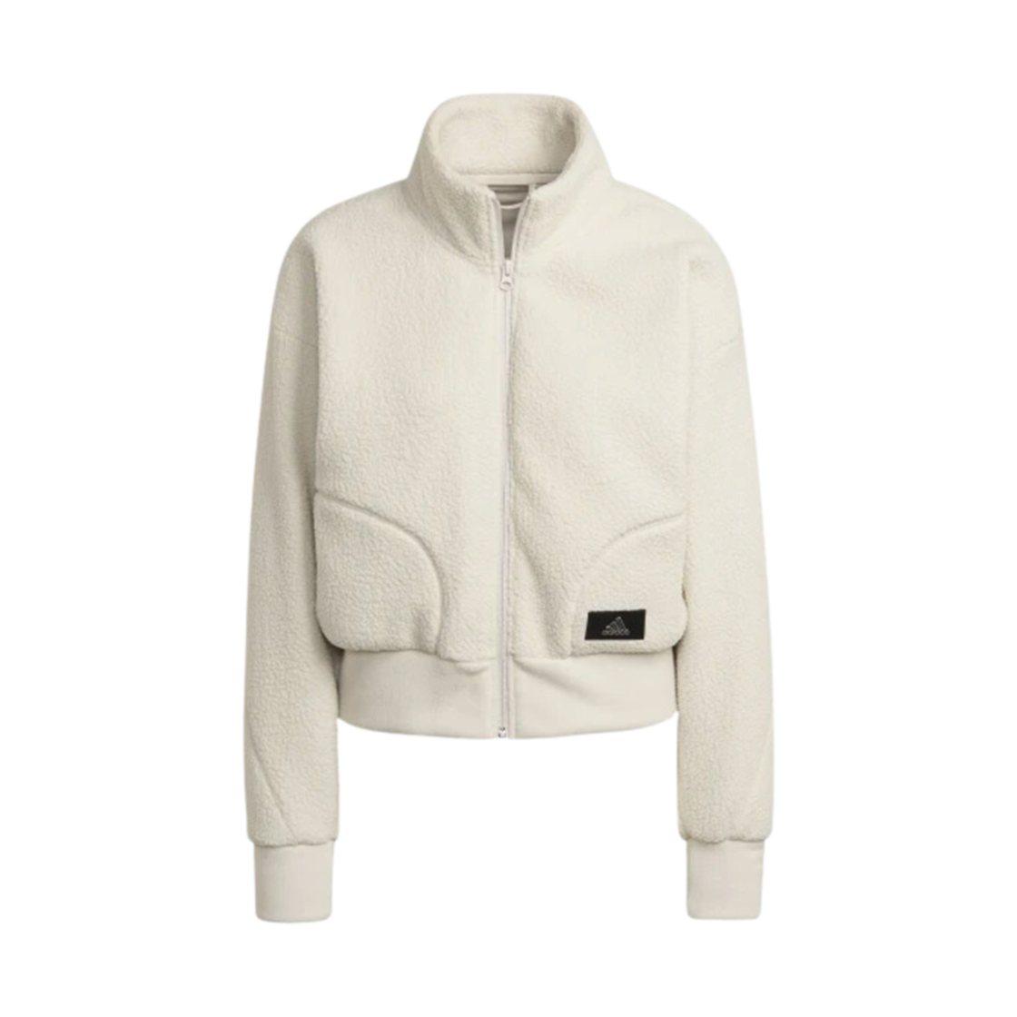 아디다스 스포츠웨어 홀리데이즈 쉐르파 자켓 알루미나 - US 사이즈(Adidas Sportswear Holidayz Sherpa Jacket Alumina - US Sizing) - 1