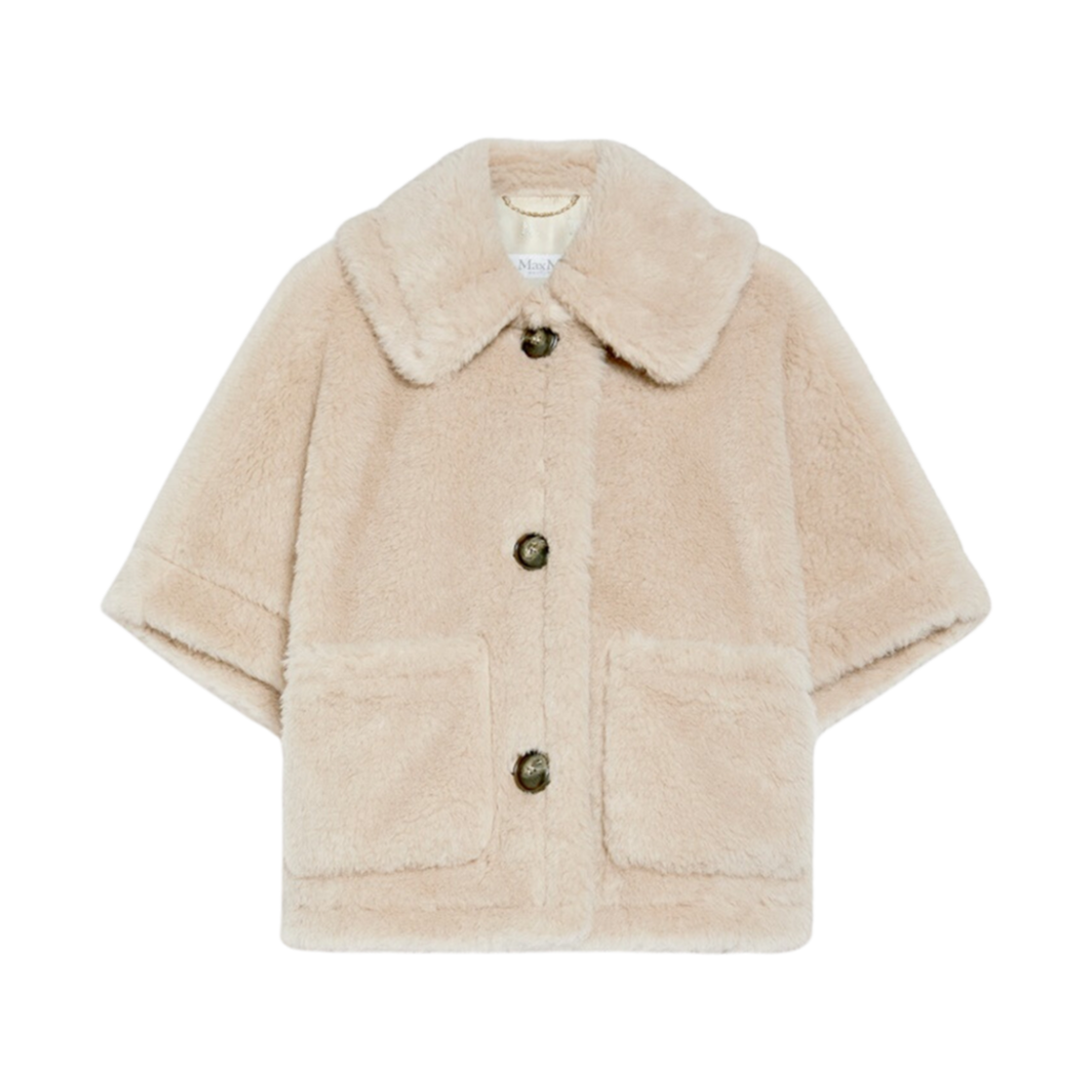 NEWTERZO1-002 (W) Max Mara Newterzo1 Teddy Cape Sand