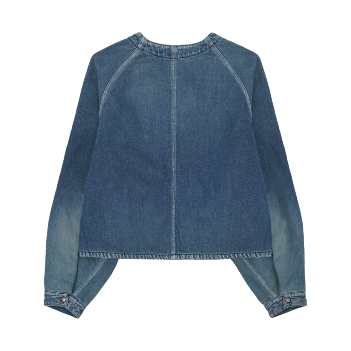 캐피탈 11.5온즈 데님 코니보위 라이닝 레일로드 자켓 인디고 (프로세싱)(Kapital 11.5 oz. Denim Coneybowy Lining Railroad Jacket Indigo (Processing)) - 4