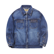 Garments Fab Gemstone Denim Jacket Blue