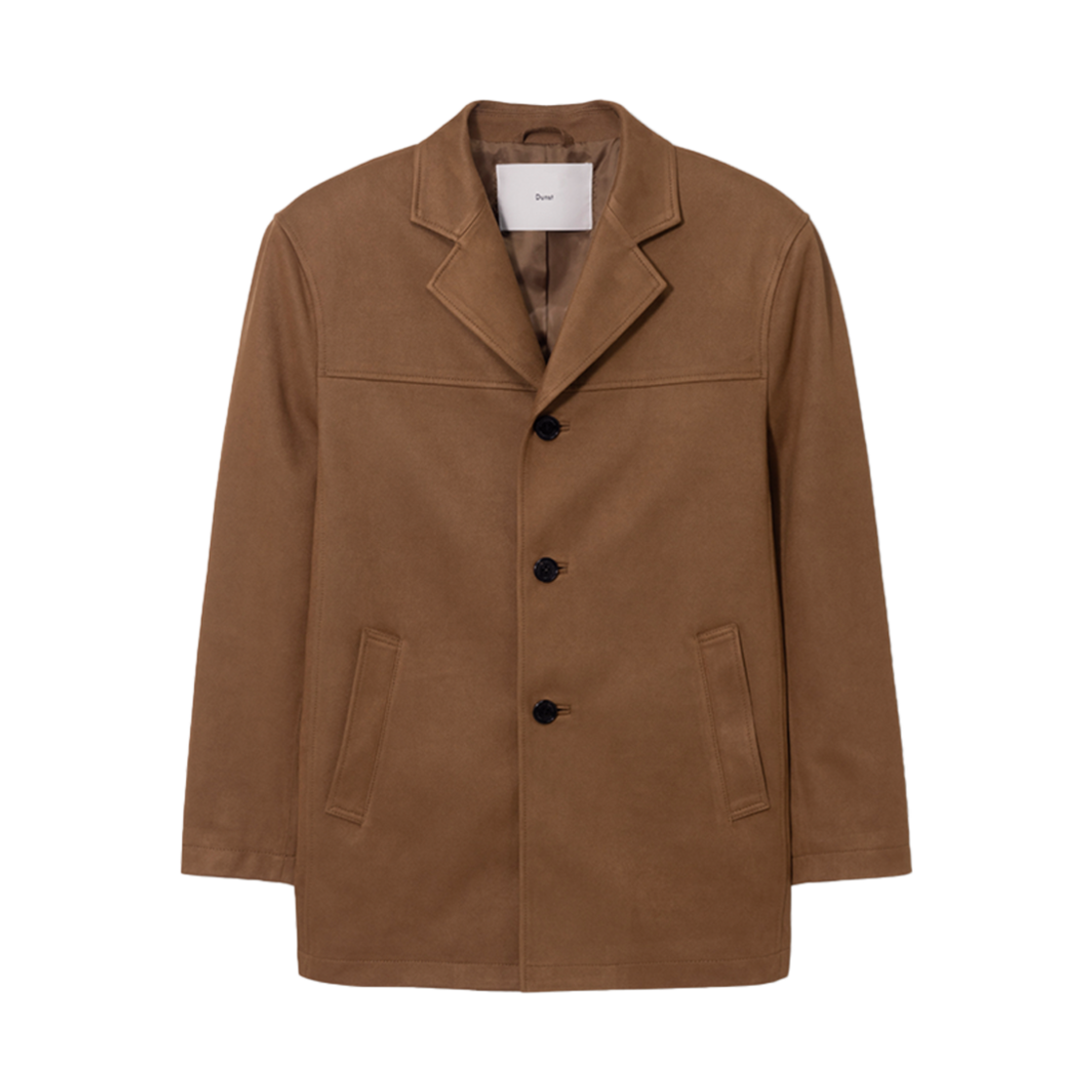 UDJA5A108CM Dunst Unisex Vegan Suede Half Jacket Camel