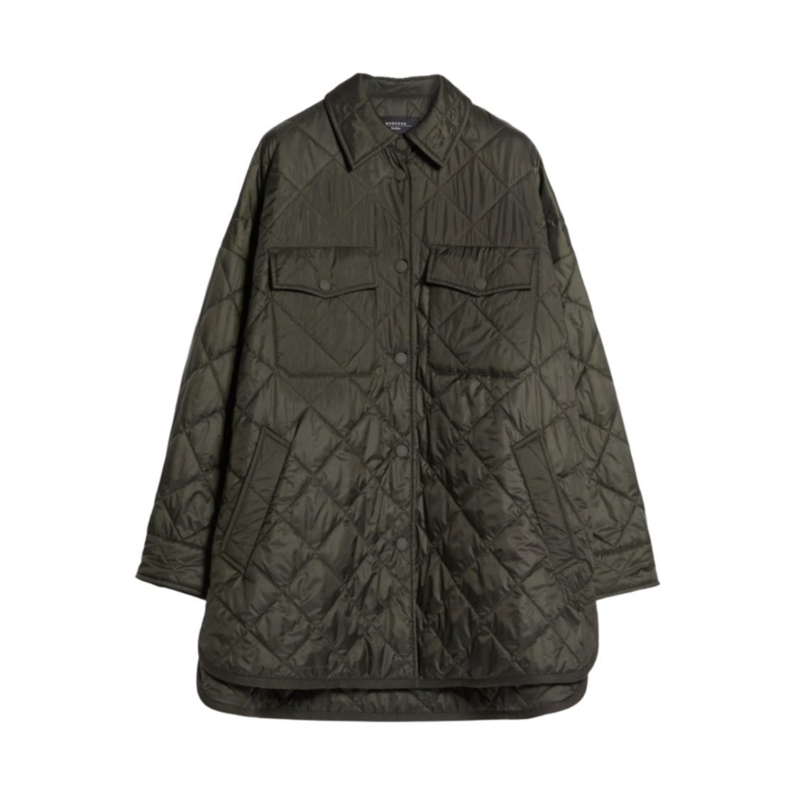 (W) 위켄드 막스마라 부라노 발수 소재 자켓 카키((W) Weekend Max Mara Burano Water-Resistant Jacket Kaki) - 1