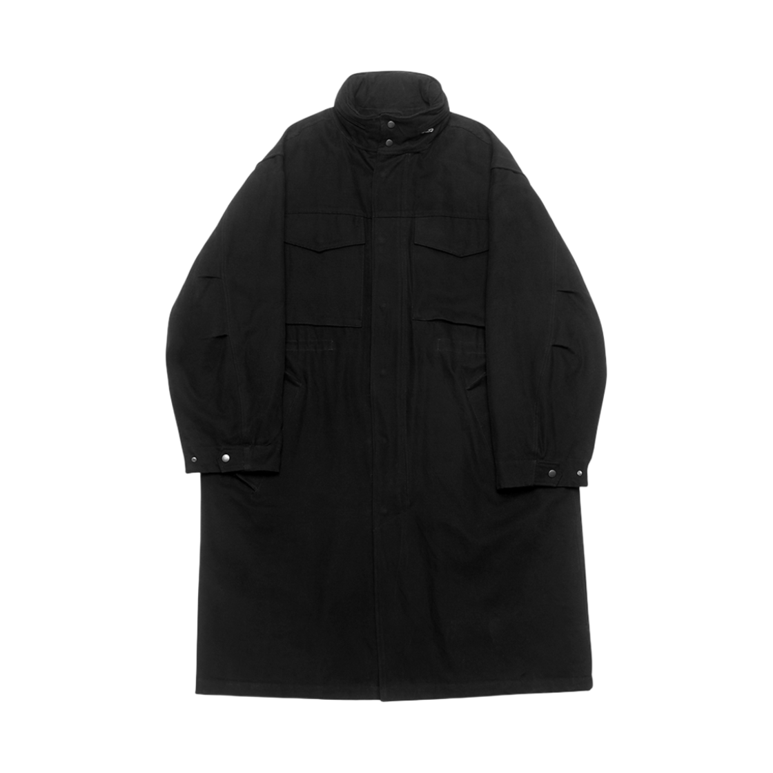 VJ312 Haleine Oversized Military Long Parka Black (VJ312)