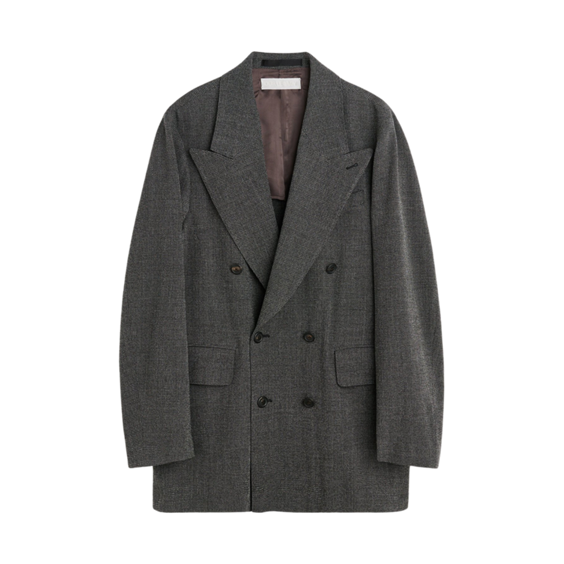 M4240SS Our Legacy Sharp DB Blazer Black TV Static Mouline Wool