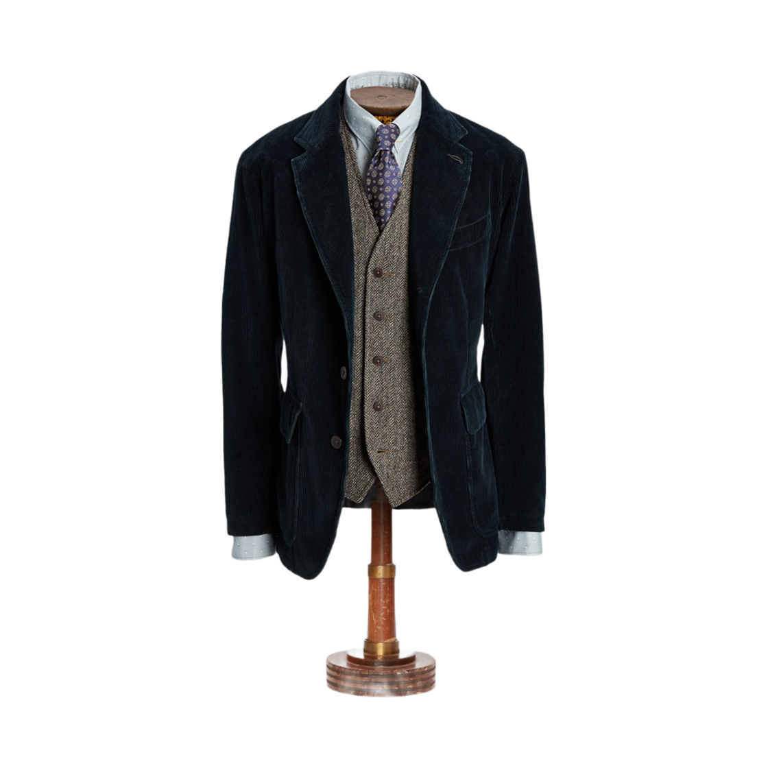 더블알엘 언컨스트럭티드 인디고 코듀로이 스포츠 코트 인디고(Double RL Unconstructed Indigo Corduroy Sports Coat Indigo)