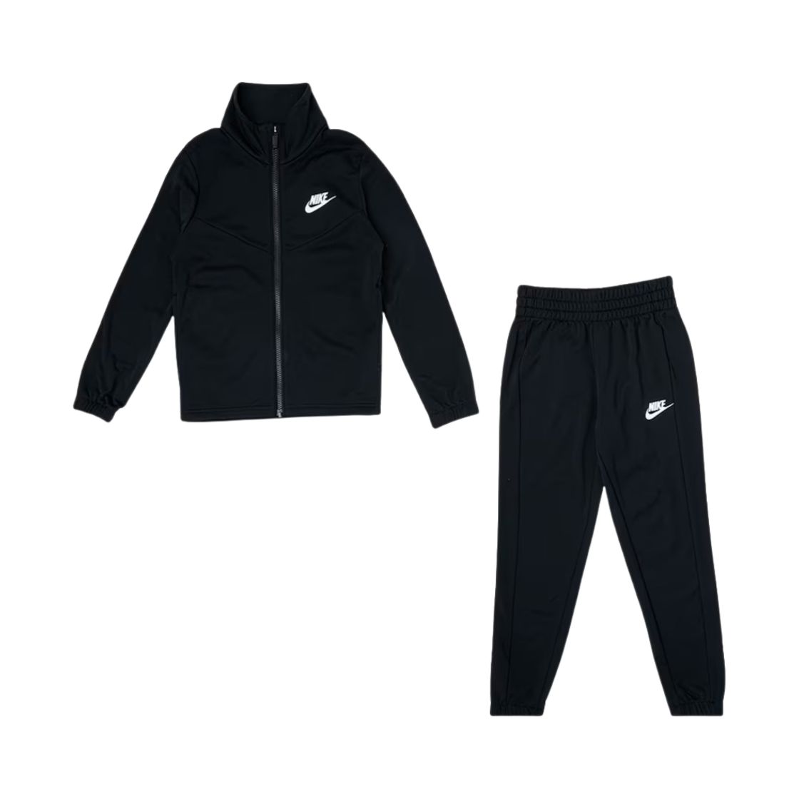 (키즈) 나이키 NSW 트랙수트 블랙 화이트((Kids) Nike NSW Tracksuit Black White) - 1
