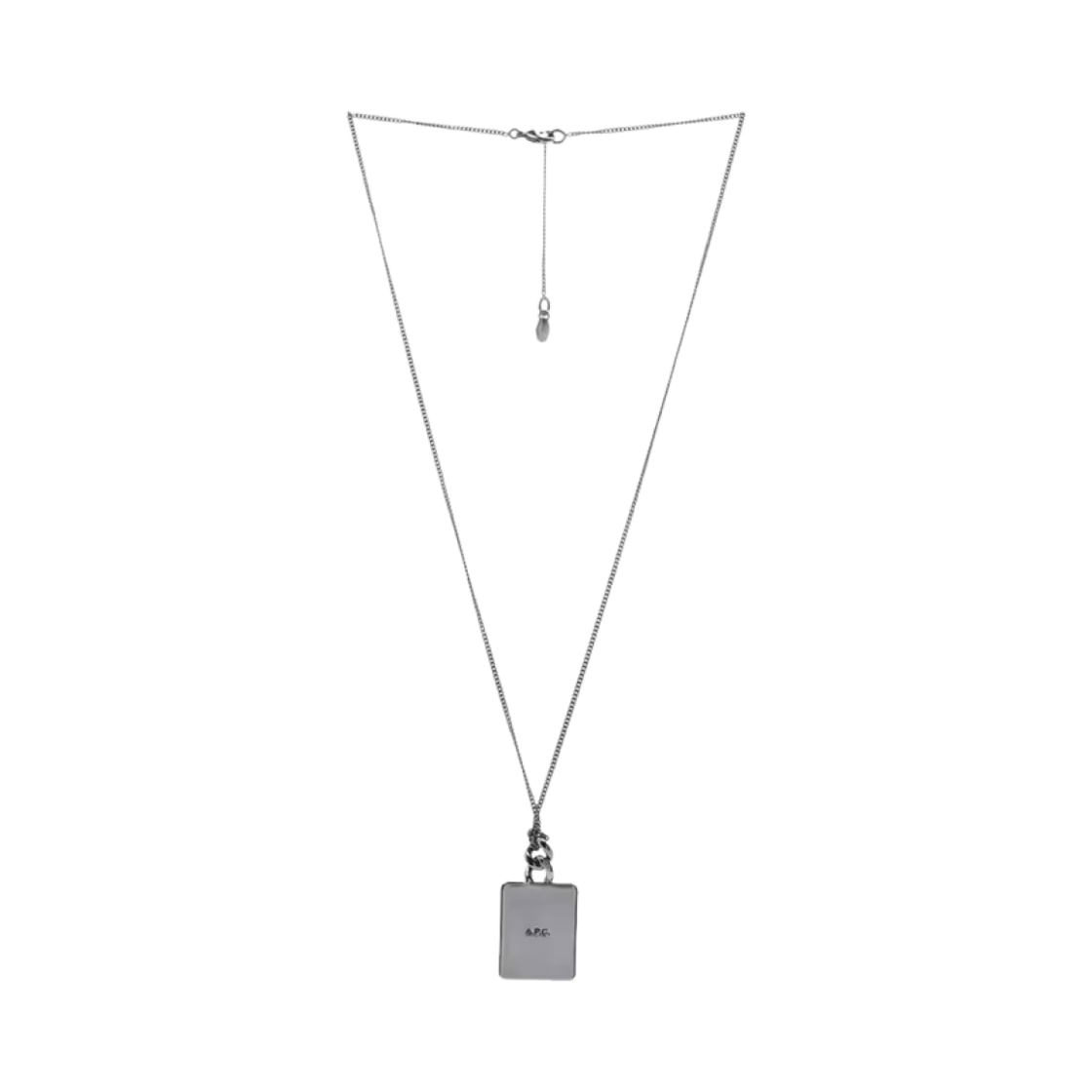 아페쎄 드로윈 네클리스 건메탈(A.P.C. Drawin Necklace Gunmetal)